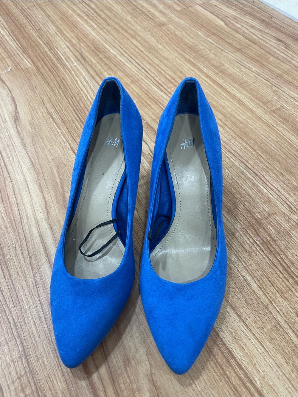Blue Pointed-Toe Heels - Picture 2 of 4